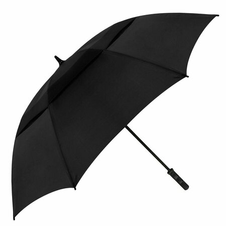 NATICO ORIGINALS 64 in. Vented Tornado Tamer Umbrella Black 60-83-BK